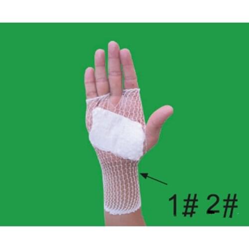 1pcs 2# 1box 5meter medical elastic mesh sleeve bandage bandages pressurized sand mesh gauze leak plaster stickers fixed visib