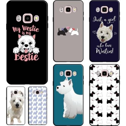 Westie Scottie Scottish Terrier Case For Samsung Galaxy J5 J7 J1 J3 2016 A5 A3 2017 J4 J6 J8 A7 A9 A6 A8 Plus 2018 Cover