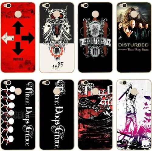 Three Days Grace Cover Soft Silicone TPU Phone Case For redmi4A 4X 5 5a 5Plus note4 4X 5 for xiaomi 4 5 6X 8 note3 miX2S