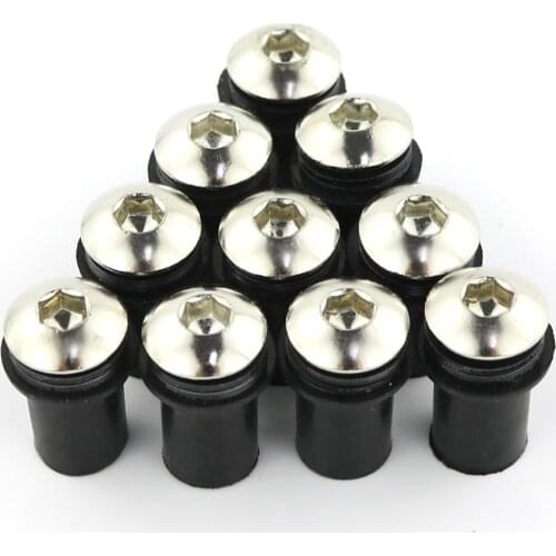 M5*16 10 Pcs Windshield Windscreen Deflectors Bolts Kits Screws For Honda CBR600RR CBR1000RR CBR1100XX CBR600 CBR600 F3 F4 F4I