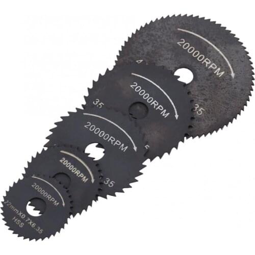 Cutting Blade Disc 1 Set HSS Circular Saw Blades Cutting Disc Power Tools for Wood Plastic 22-44mm Wood Trimmer