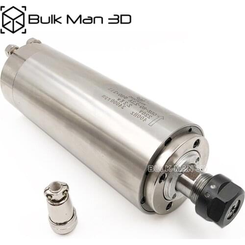 2.2KW Water Cooled Spindle Motor 4pcs Bearings High Accuracy 0.01mm Longer Type with 28pcs ER20 Collect diameter 80mm