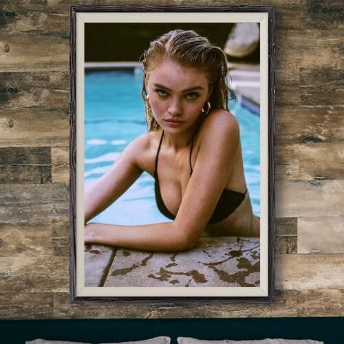 E160 UHQ Sexy Model Movie Star Wall Silk Cloth Poster Art Home Decoration Gift