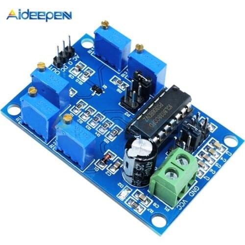 ICL8038 Signal Generator 10Hz-450KHz Triangular/Rectangular/Sine Wave Generator Module Medium Low Frequency 12V to 15V For Test