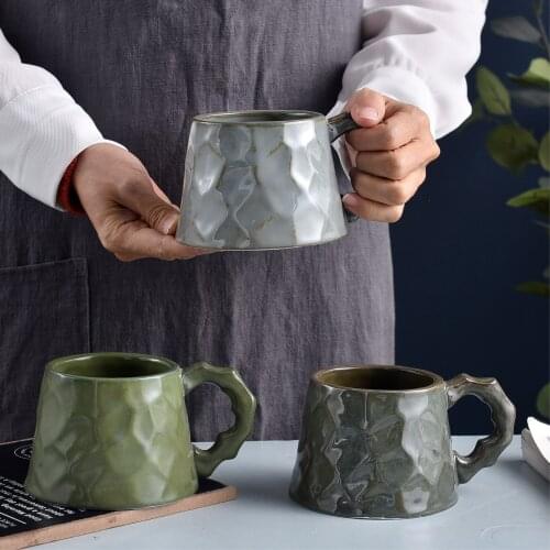 Ceramic Cups Japanese Mugs Ins Ceramic Cups Gifts Lovers Cups Coffee Cups Ethiopian Coffee Cup Set Saba