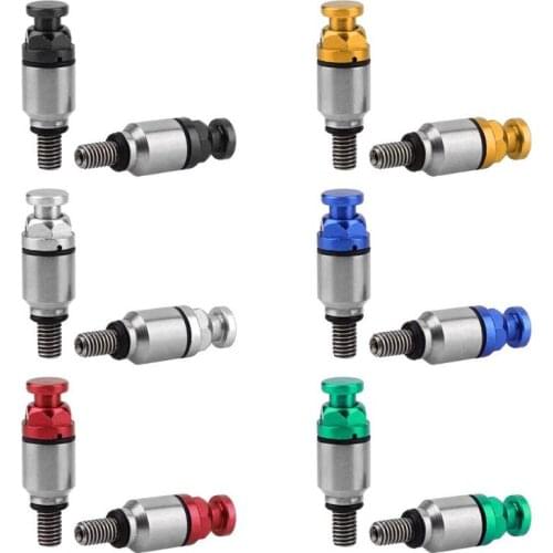 VODOOL 2Pcs M5X0.8mm Motorcycle Fork Air Bleeders Relief Valves Motocross Mototbike Dirt Bike DIY Air Valve Screw For Kawasaki