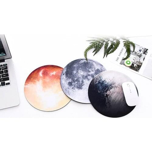 Kawaii round mouse pad soft pad gaming computer pad table mat non-slip computer pad waterproof office mouse pad 22cm