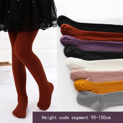 Girls' leggings childrens Warm pantyhose cotton Stockings Kid Girl Toddler socks Girls' stockings with feet Baby pantyhose