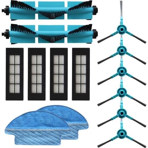 Mop cloth pad rag main brush roller side brushes HEPA filter for Cecotec Conga 3090 brush filter vacuum spare parts accessories