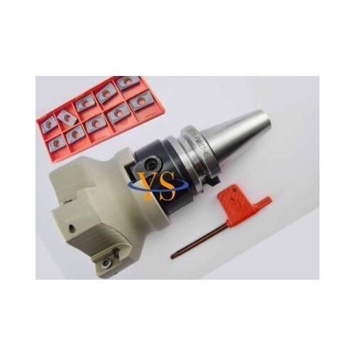 New BT40 M16 FMB40 arbor +BAP400R 125-40-6T face mill +10pcs APMT1604 carbide insert CNC mill