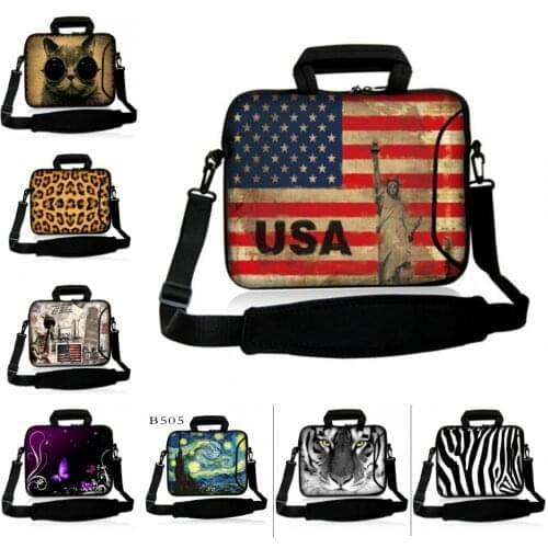 Laptop Bag For Macbook Air Pro 13 15 Computer 13.3 14 15.6 17 Waterproof Notebook Case Sleeve Shoulder Handbag Briefcase Bags