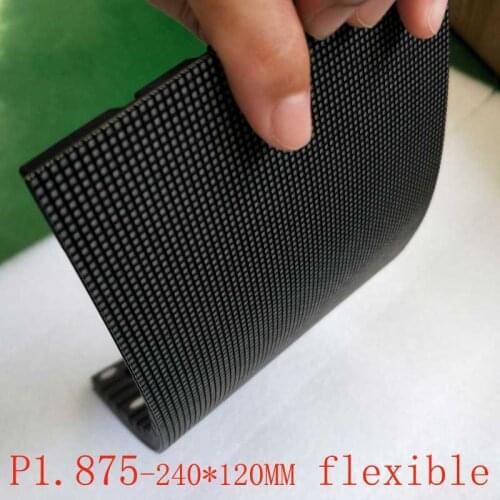 Indoor full color p1.875 Flexible led panel 240*120mm led screen module