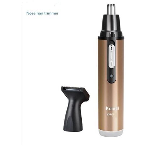 Portable Electric Moustache Trimmer Shaver Nose Haircut Trimmer Face Groomer Man Sideburns Razor Clipper Nasal Hair Cutter Kit
