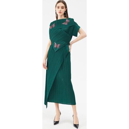 天裴褶皱 Summer Dresses With Sleeves