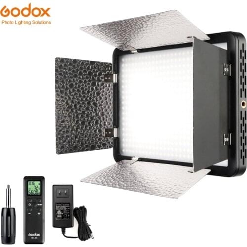 Godox LED500LRC 3300K-5600K LED Video Continuous Light Lamp Panel Reflector & Remote