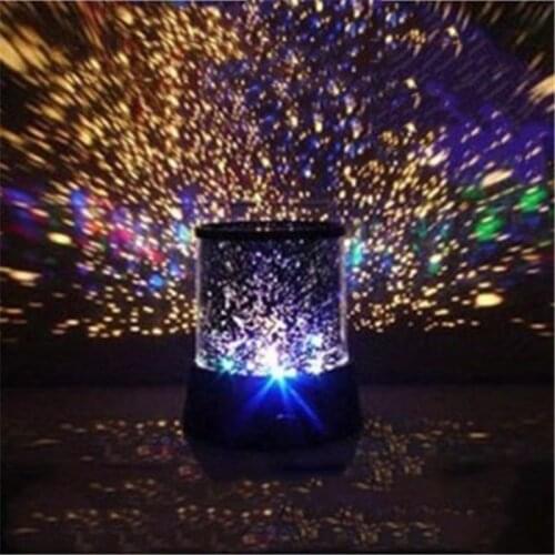 LED Night Light Projector Starry Sky Star moon Master Children Kids Baby Sleep Romantic colorful Led Projection lamp