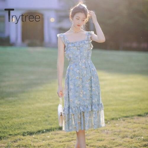 Женские летние платья Trytree China At AliExpress
