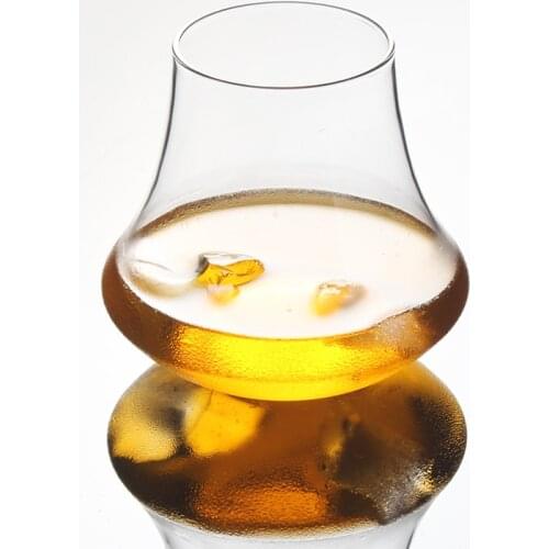 Creative Whisky Rock Glass Clear SpinTop Wine Snifer lowball glass Wine Cup tumbler Whiskey Beer Drinking Home Bar Party 340ml