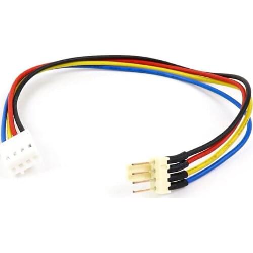Fan Extension Cable 4 pin Male to 4pin Female CPU PC Power fan Extension cord 4Pin to 4 pin compatible 3/4 Pin 3pin
