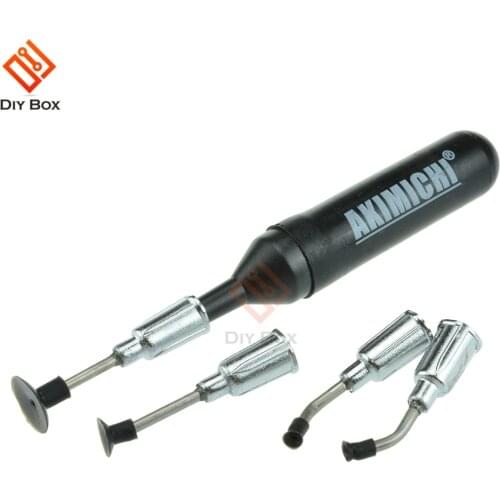 SMD IC Vacuum Sucking Pen Picker Pick Hand Tool 4 Suction Headers for MT-668 top