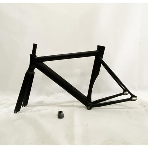 Fixie Bicycle Frame Muscular Aluminum Alloy Bike 52cm Fixed Gear Track Framest 700C V Brake Street Cycling Headset 25.4mm