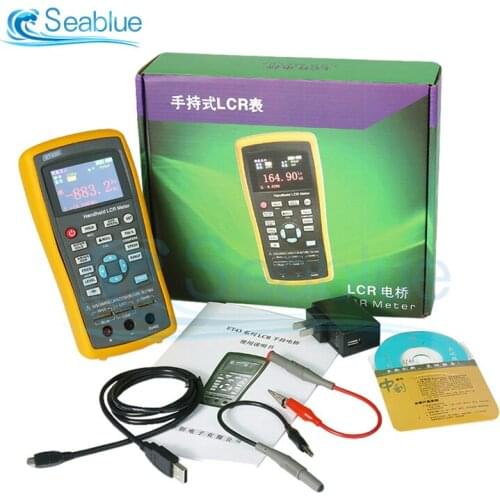 High-precision Capacitance Inductance And Resistance Meter Tester Continuously Adjustable Handheld LCR Digital Bridge