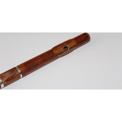 First and ONLY ONE- Yellow Pear Wood Flute-B foot-Open Hole-Split-E-Inline-G-Gold Plated-Star River(SR)