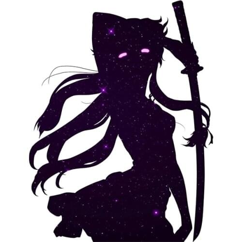 1 pieces 13cm x 9.9cm For Yuno Anime Decal Laptop Funny Car Stickers Waterproof Scratch-Proof Personality Windows Decoration