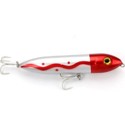 1PCS Fishing Lure 12.3g 90mm Floating Top Water Popper Wobbler Pencil Lure Hand Lure Fishing Tackle