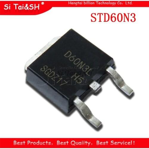 10pcs STD60N3LH5 TO-252 60N3L STD60N3 TO252 new original