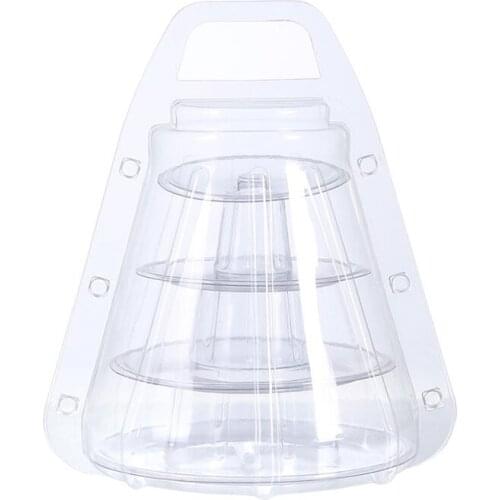 4 Tiers Round Macaron Tower Stand Macaroons Display Rack Holder Baby Shower Party Cake Decorating Tools Wedding Decor