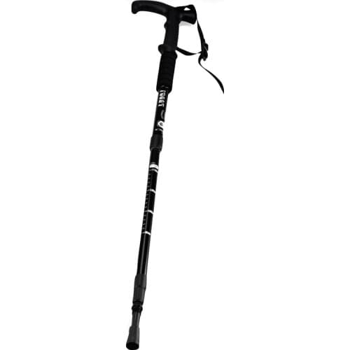 Free shipping 4 Section Ultra-light Walking Stick Telescopic Hiking Stick Anti-shock Anti-skid Trekking Pole Alpenstock