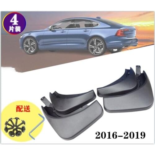 Mud flaps For volvo S90 2016-2019 Mudguards Fender Mud flap splash Guard Fenders car accessories Front Rear 4 PCS
