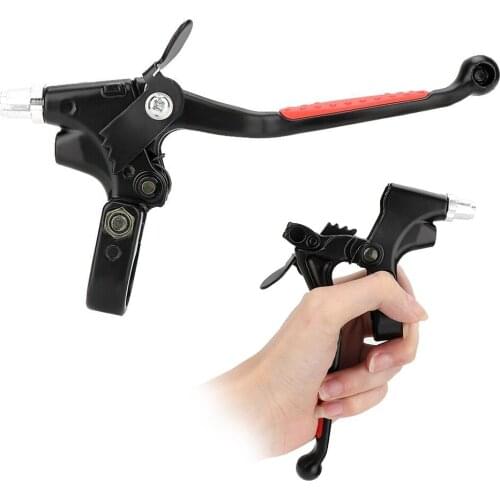 Motorcycle Bike Long Handle Clutch Brake Lever Grip for 50 60 80CC Motorized Bicycle Motorcycle Accessories