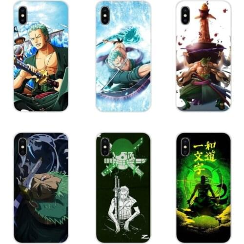 For Xiaomi Mi4 Mi5 Mi5S Mi6 Mi A1 A2 A3 5X 6X 8 CC 9 T Lite SE Pro Accessories Phone Cases Covers One Piece Roronoa Zoro