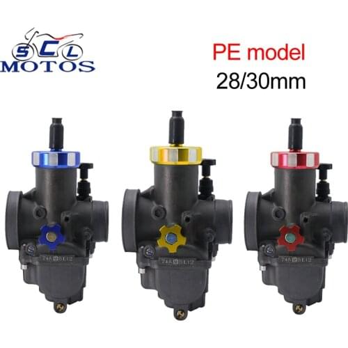 Sclmotos- Motorcycle GY6 JOG RSZ DIO Scooter Carburetor Carb Keihin 28mm PE28 30mm PE30 Racing Power Performance Carb For Yamaha
