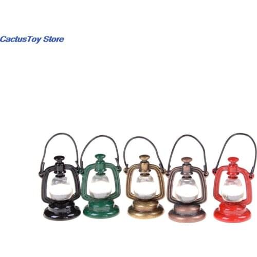 1:6 Scale 23mm*43mm Retro oil lamp Dollhouse Miniature Toy Doll Food Kitchen living room Accessories