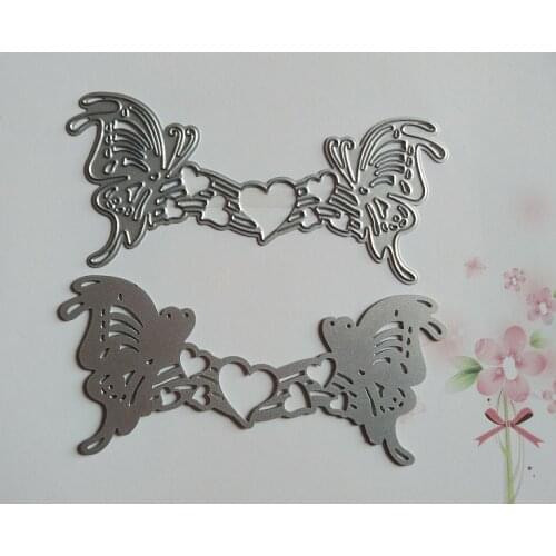 CUte love butterfly Metal Cutting Dies Stencils for DIY Scrapbooking photo album Decorative Embossing DIY Paper Cards