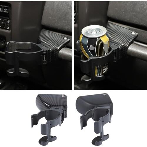 Multi-Function Adjustable Automobile Water Cup Holder Mobile Phone Mount Stand For Jeep Wrangler TJ 1997-2006 Car Accessories