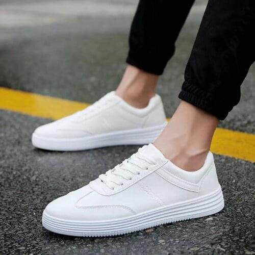 2021 autumn mens casual mens shoes Korean fashion wild increase white shoes student shoes