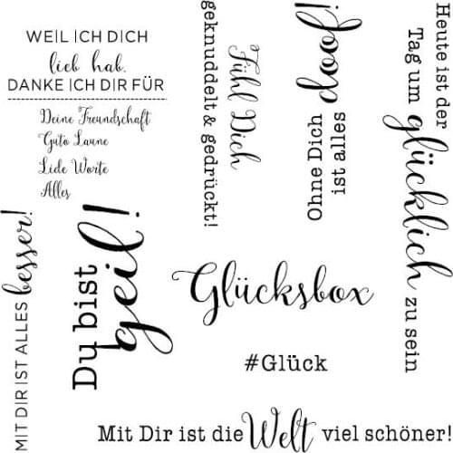 German Transparent Clear Stamp for DIY scrapbooking/Card Making C403