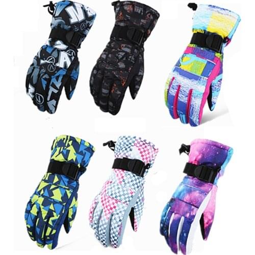 New Winter Ski Gloves Adult Windproof Waterproof Men and Women Outdoor Winter Riding Cold-proof Cycling Warming Equipment