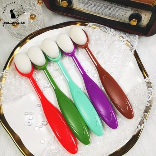 Panalisacraft 5pcs Colorful Blender Brushes Drawing Painting Brush Makeup Brush Painting Brushes for Scrapbooking Card handmade