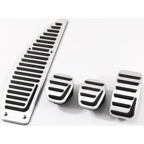 Footrest Clutch Brake Gas Accelerator Car Pedal Pad for VOLVO S40 V40 C30 MT Aluminum alloy! NO DRILLING