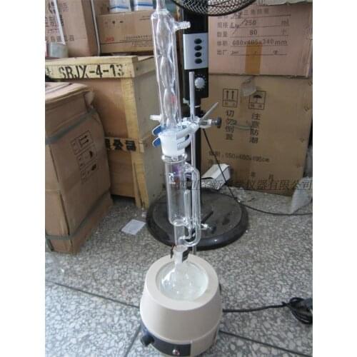Complete set of Soxhlet Extractor 250/500ml Spherical extractor QS Soxhlet apparatus