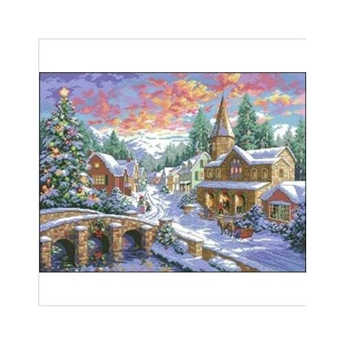 Embroidery Package First Class Cross Stitch Kits Christmas Day is Coming Best Choice Factory Direct Sell
