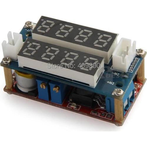 DC Boost-Buck Converter 5A Constant Current Volt Regulator Dual Display