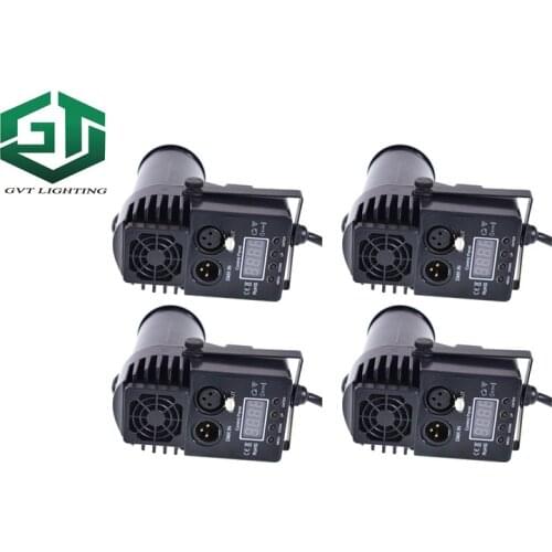 4pcs Professionnal Spotlight Stage Effect Pinspot LED Light 10W 6CH RGBW Auto / DMX DJ Lightning with EU USA plug