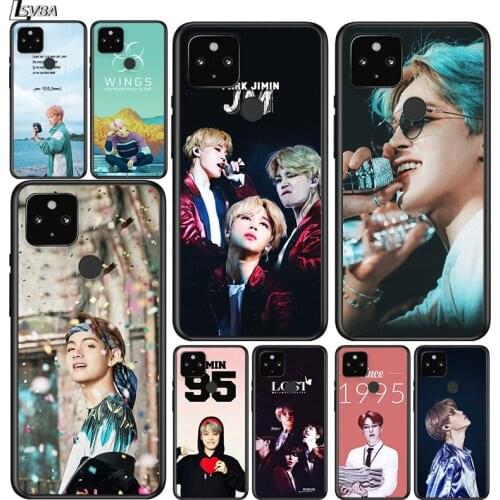 Park Jimin K Pop Shockproof Cover for Google Pixel 5 5A 4 4A XL 5G Black Phone Case Shell Soft Fundas Coque Capa