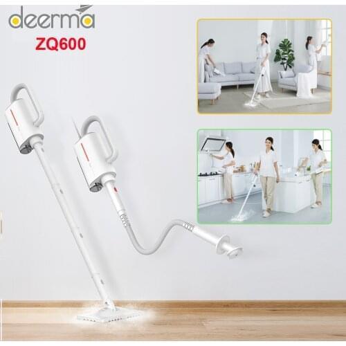 Deerma Steam Cleaner Full Household Vacuum Cleaner Cloth Ironing With 5 Brushes For Floor Bathroom Kitchen Window Glass 220V